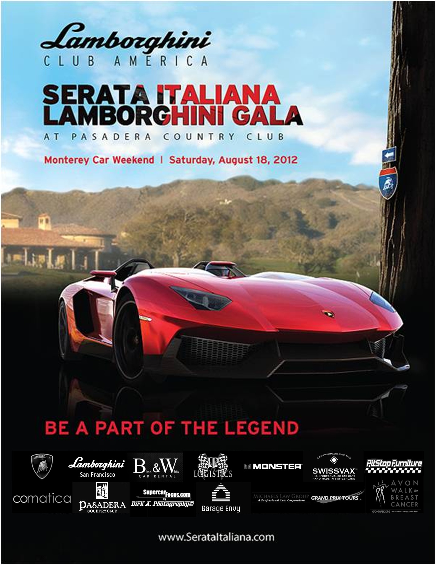 Serata Italiana with Sponsors